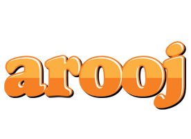 Arooj orange logo