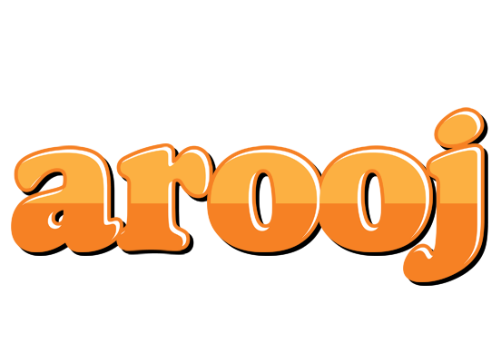Arooj orange logo