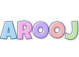 Arooj pastel logo