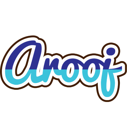 Arooj raining logo