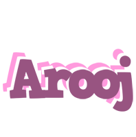 Arooj relaxing logo