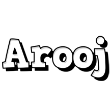 Arooj snowing logo