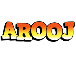 Arooj sunset logo