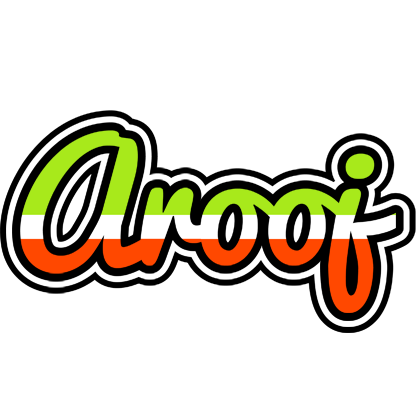 Arooj superfun logo