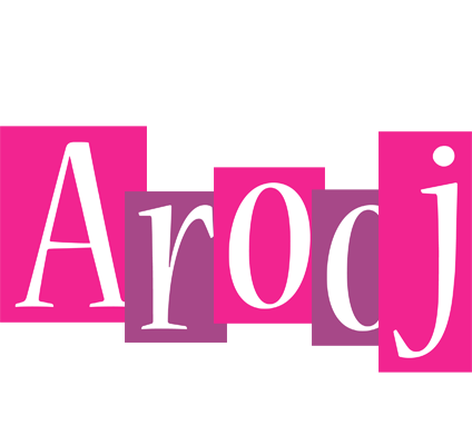 Arooj whine logo