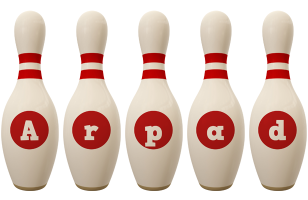 Arpad bowling-pin logo