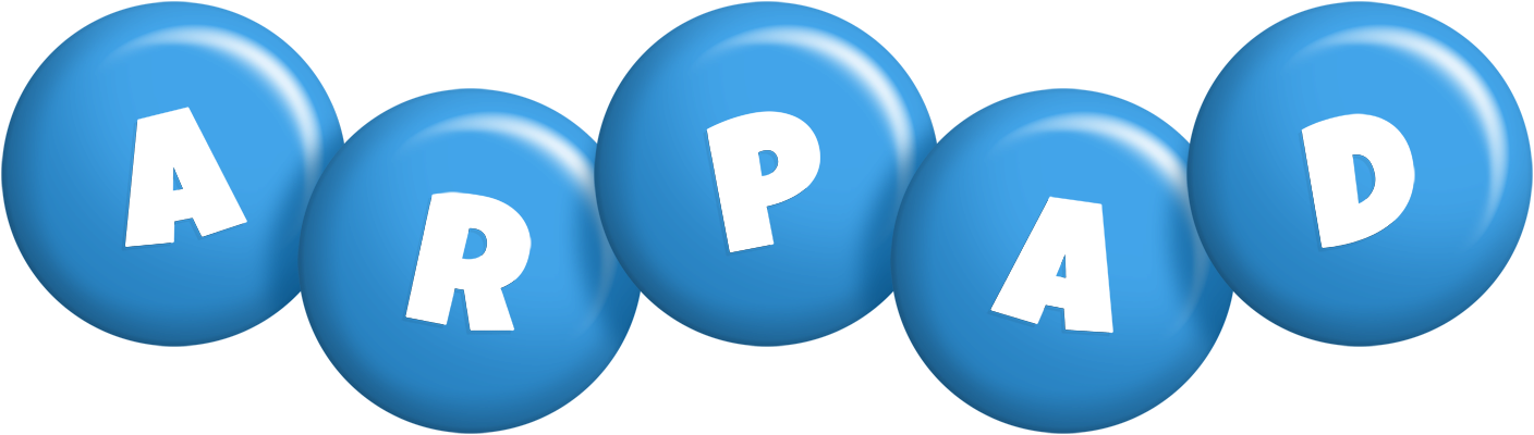 Arpad candy-blue logo