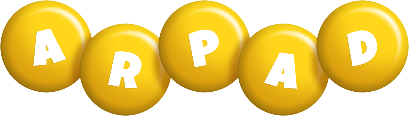 Arpad candy-yellow logo