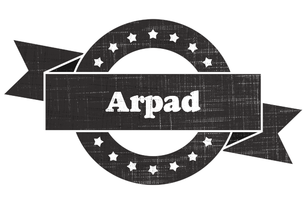 Arpad grunge logo
