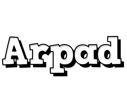 Arpad snowing logo