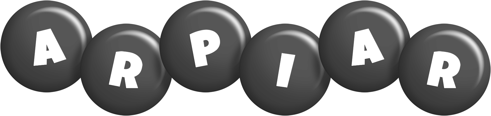 Arpiar candy-black logo