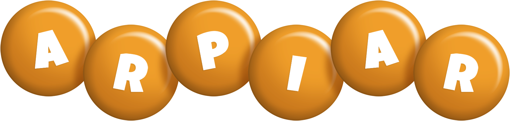 Arpiar candy-orange logo