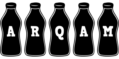 Arqam bottle logo