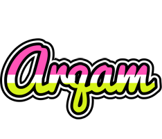 Arqam candies logo