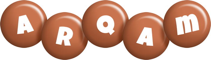 Arqam candy-brown logo