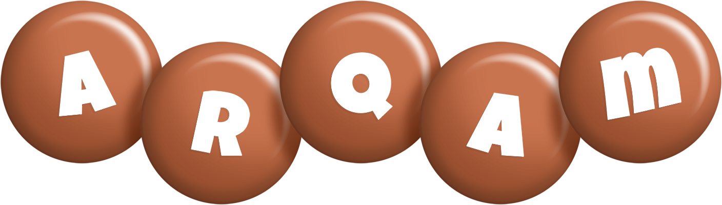 Arqam candy-brown logo