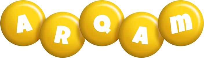 Arqam candy-yellow logo