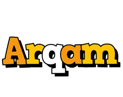 Arqam cartoon logo