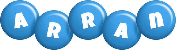 Arran candy-blue logo