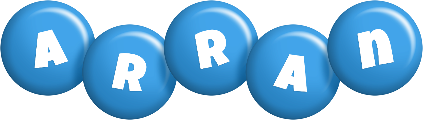 Arran candy-blue logo