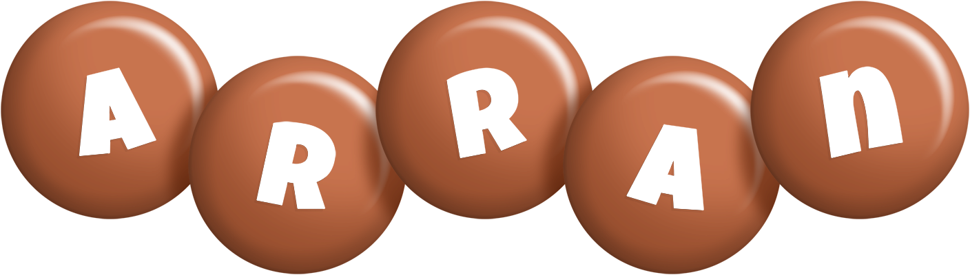Arran candy-brown logo