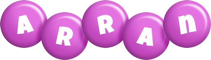 Arran candy-purple logo