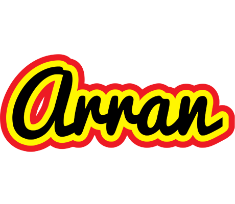 Arran flaming logo