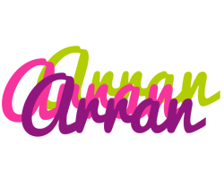 Arran flowers logo