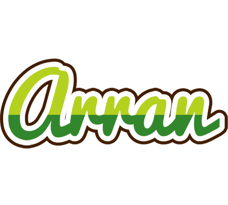 Arran golfing logo
