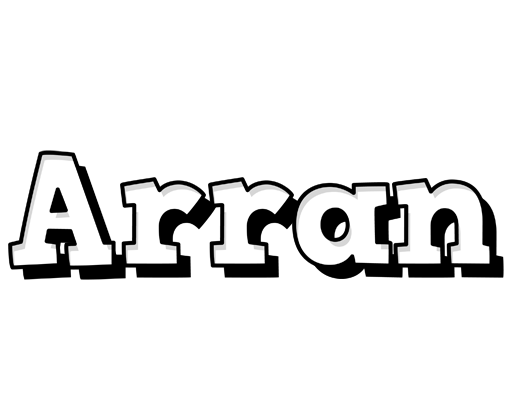 Arran snowing logo