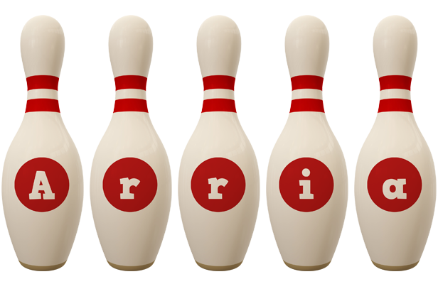 Arria bowling-pin logo