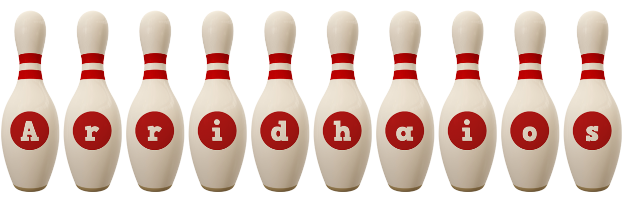 Arridhaios bowling-pin logo