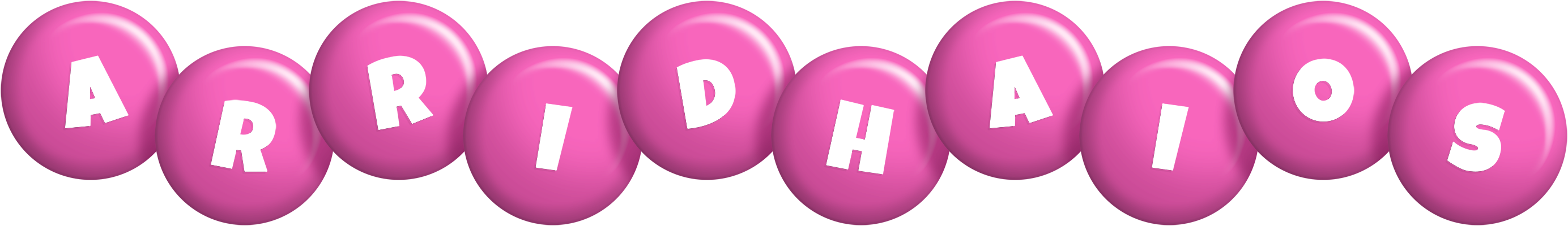 Arridhaios candy-pink logo