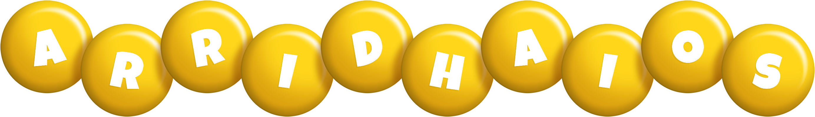 Arridhaios candy-yellow logo
