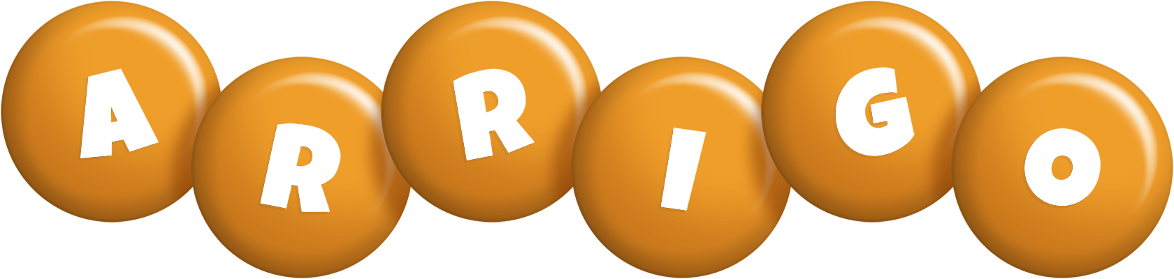 Arrigo candy-orange logo