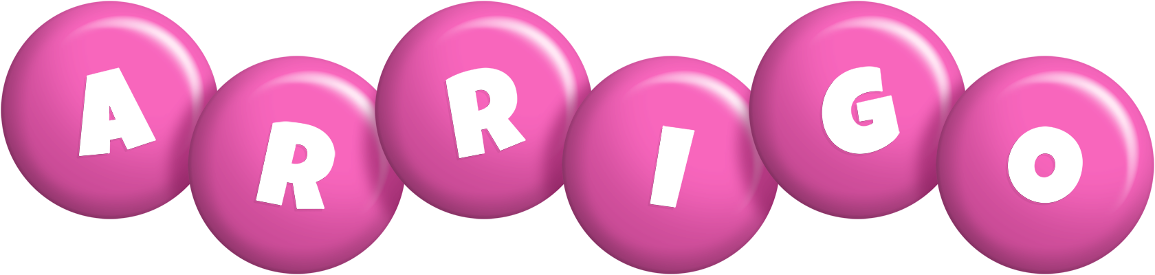 Arrigo candy-pink logo