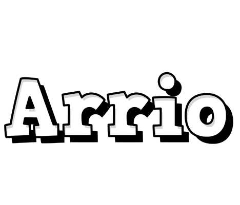 Arrio snowing logo