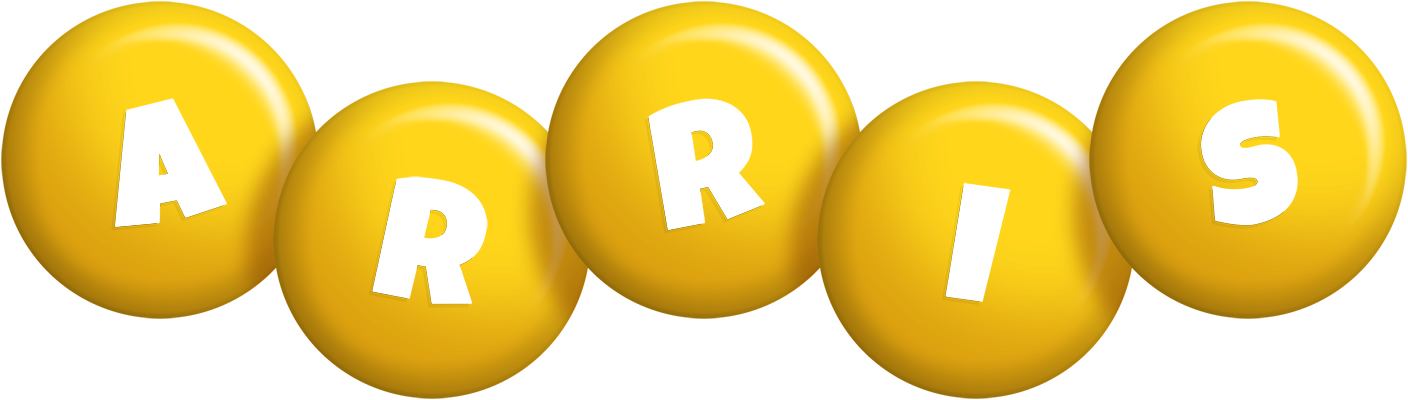 Arris candy-yellow logo