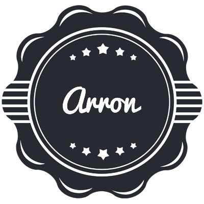 Arron badge logo