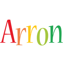 Arron birthday logo