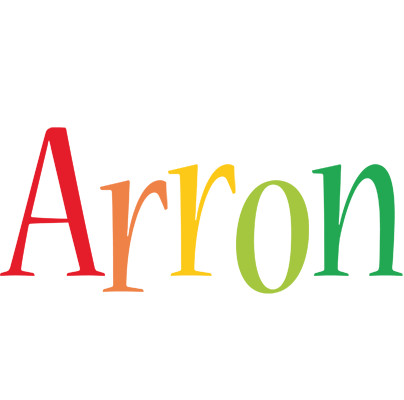 Arron birthday logo