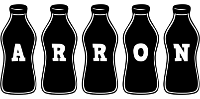 Arron bottle logo