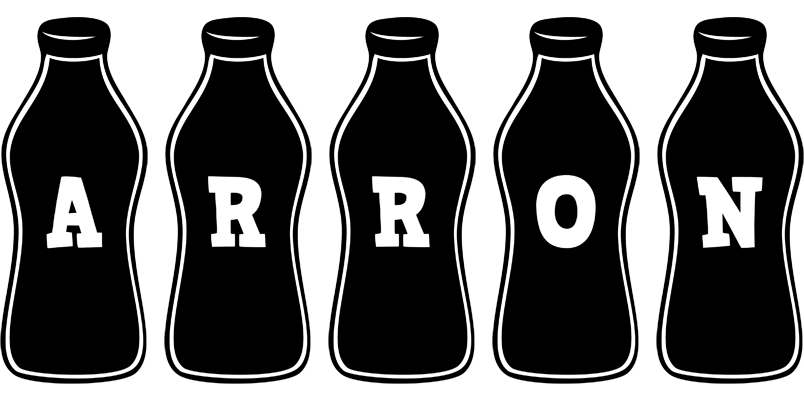 Arron bottle logo