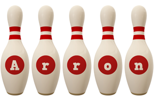 Arron bowling-pin logo