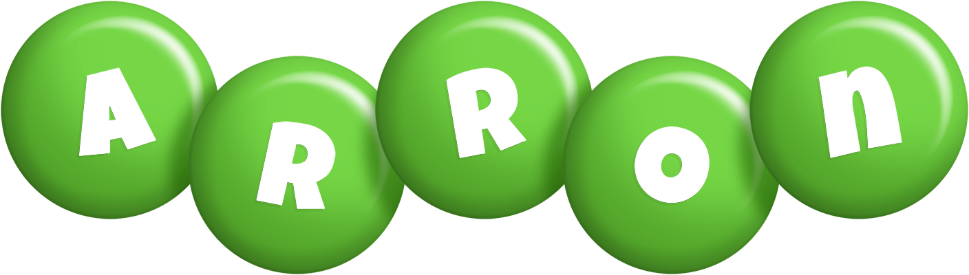 Arron candy-green logo