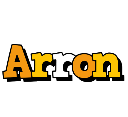 Arron cartoon logo