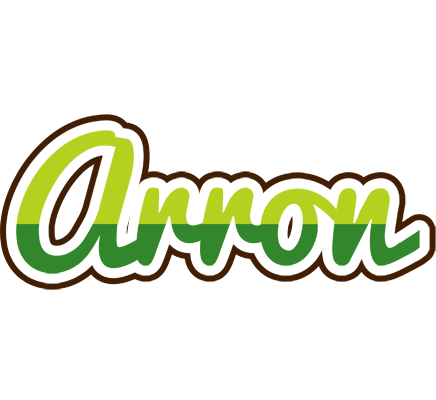 Arron golfing logo