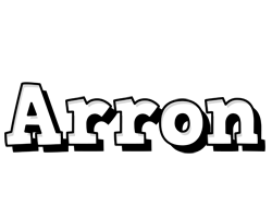 Arron snowing logo