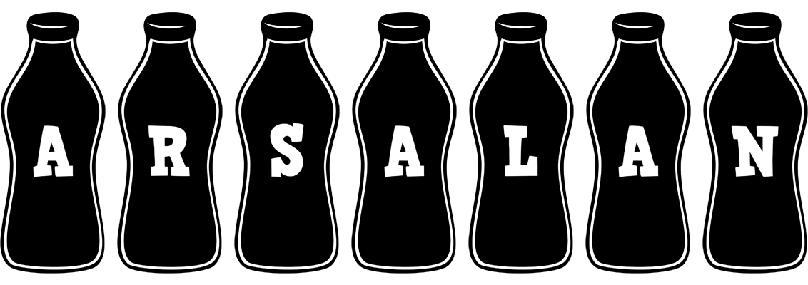 Arsalan bottle logo