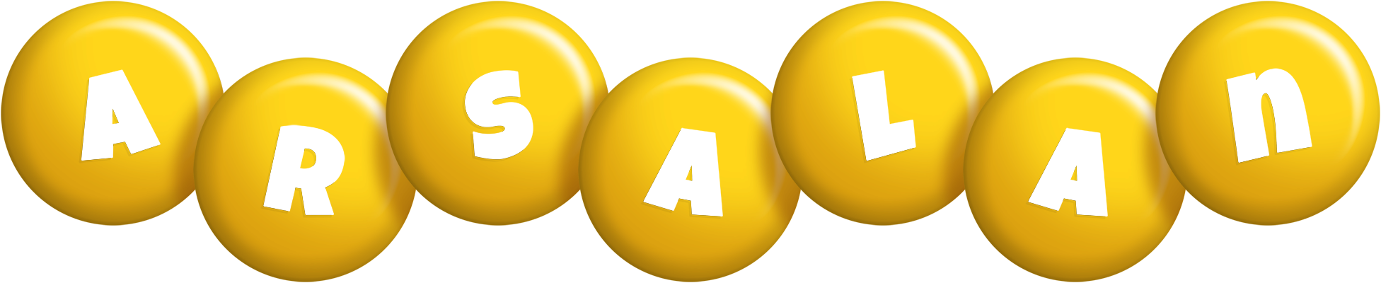 Arsalan candy-yellow logo
